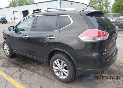 2015 Nissan Rogue Sv из США, поврежденный, VIN 5N1AT2MK3FC844393